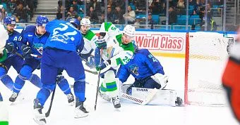 «Салават Юлаев» уступил на выезде «Барысу» «Салават Юлаев» уступил на выезде «Барысу»